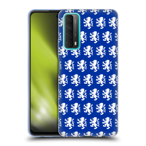 Rangers FC Crest Pattern Soft Gel Case for Huawei P Smart (2021)