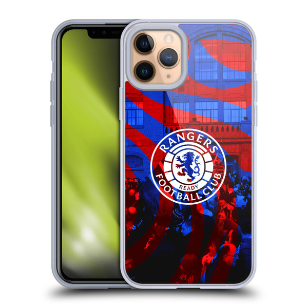 Rangers FC Crest Logo Stadium Soft Gel Case for Apple iPhone 11 Pro & MagSafe