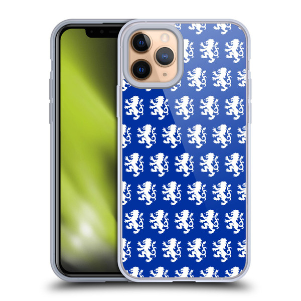 Rangers FC Crest Pattern Soft Gel Case for Apple iPhone 11 Pro & MagSafe