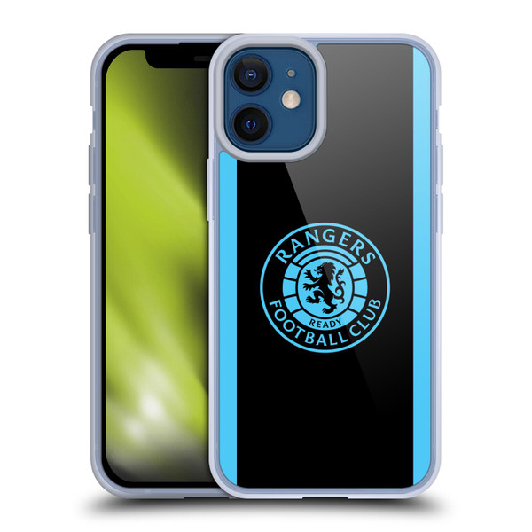Rangers FC Crest Light Blue Soft Gel Case for Apple iPhone 12 Mini & MagSafe