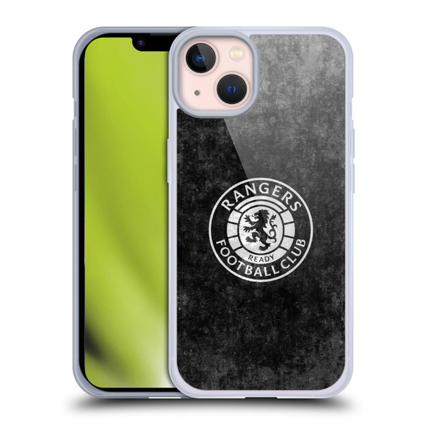 Rangers FC Crest Distressed Soft Gel Case for Apple iPhone 13