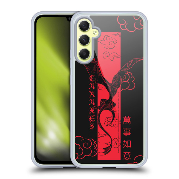 House Of The Dragon: Television Series Year Of The Dragon Caraxes Flying Soft Gel Case for Samsung Galaxy A34 5G