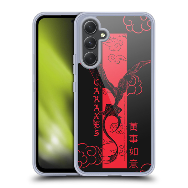 House Of The Dragon: Television Series Year Of The Dragon Caraxes Flying Soft Gel Case for Samsung Galaxy A54 5G