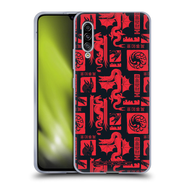 House Of The Dragon: Television Series Year Of The Dragon Logo Pattern Soft Gel Case for Samsung Galaxy A90 5G (2019)