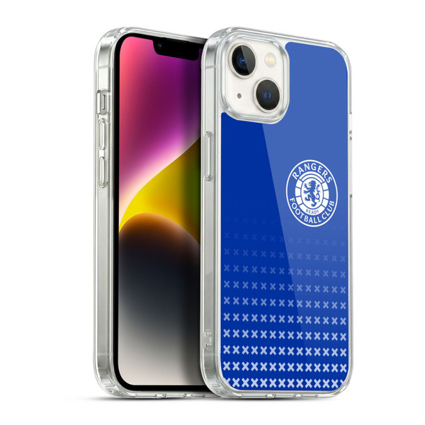 Rangers FC Crest Matchday Soft Gel Case for Apple iPhone 14 Plus & MagSafe