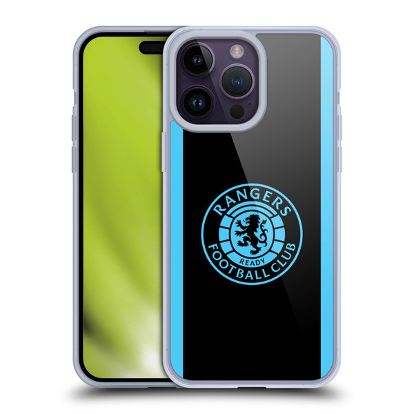 Rangers FC Crest Light Blue Soft Gel Case for Apple iPhone 14 Pro Max & MagSafe