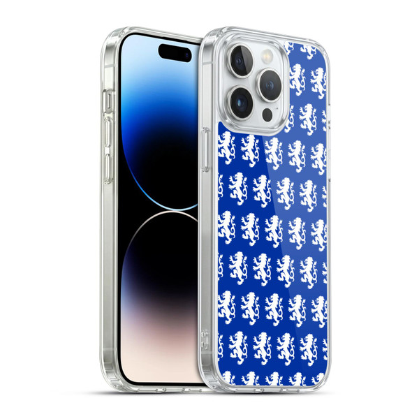 Rangers FC Crest Pattern Soft Gel Case for Apple iPhone 14 Pro Max & MagSafe
