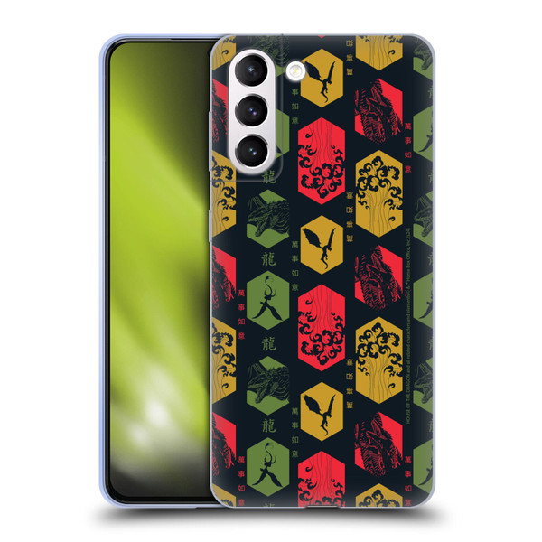 House Of The Dragon: Television Series Year Of The Dragon Pattern Soft Gel Case for Samsung Galaxy S21+ 5G