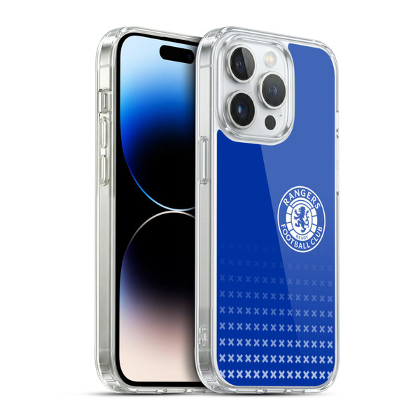 Rangers FC Crest Matchday Soft Gel Case for Apple iPhone 14 Pro & MagSafe
