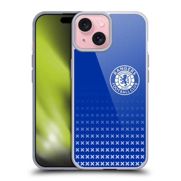 Rangers FC Crest Matchday Soft Gel Case for Apple iPhone 15 & MagSafe