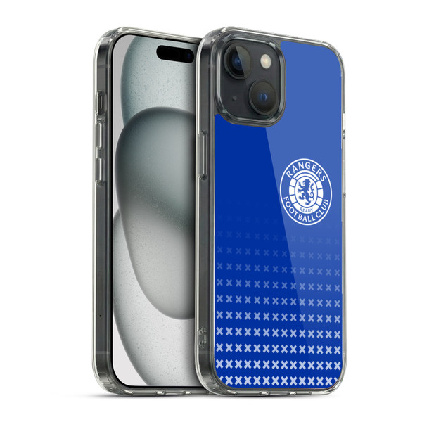Rangers FC Crest Matchday Soft Gel Case for Apple iPhone 15 & MagSafe