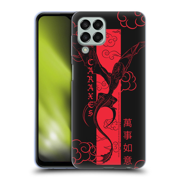 House Of The Dragon: Television Series Year Of The Dragon Caraxes Flying Soft Gel Case for Samsung Galaxy M33 (2022)