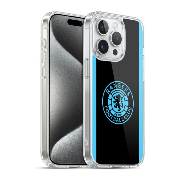 Rangers FC Crest Light Blue Soft Gel Case for Apple iPhone 15 Pro & MagSafe