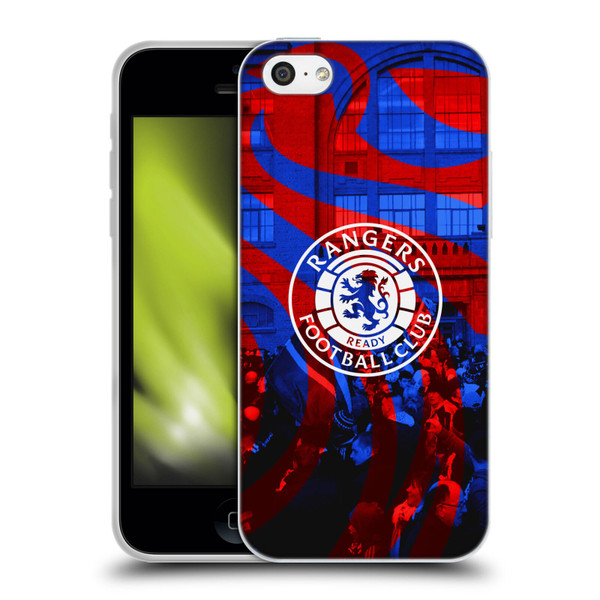 Rangers FC Crest Logo Stadium Soft Gel Case for Apple iPhone 5c