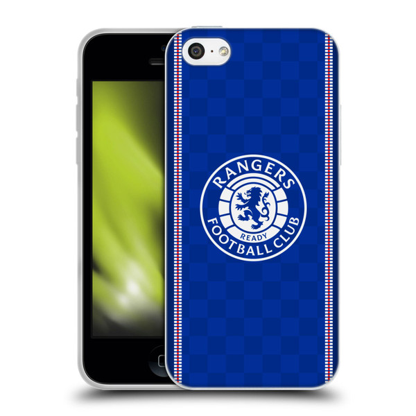 Rangers FC Crest Retro 1989 Home Kit Soft Gel Case for Apple iPhone 5c