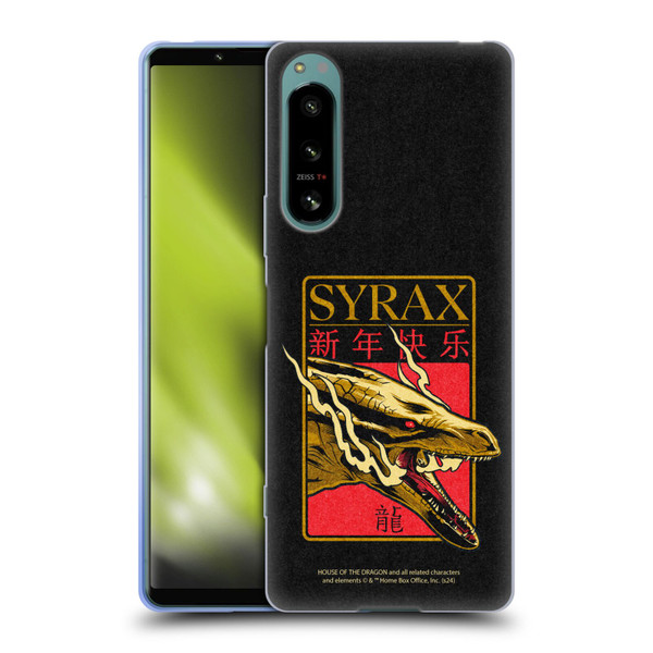 House Of The Dragon: Television Series Year Of The Dragon Syrax Soft Gel Case for Sony Xperia 5 IV