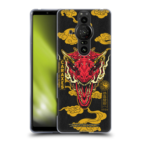 House Of The Dragon: Television Series Year Of The Dragon Caraxes Soft Gel Case for Sony Xperia Pro-I