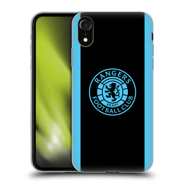 Rangers FC Crest Light Blue Soft Gel Case for Apple iPhone XR