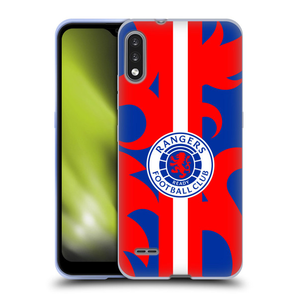 Rangers FC Crest Lion Rampant Pattern Soft Gel Case for LG K22