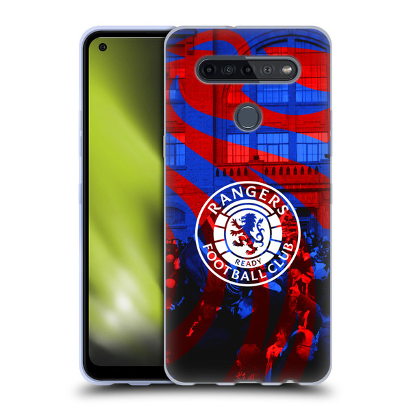 Rangers FC Crest Logo Stadium Soft Gel Case for LG K51S