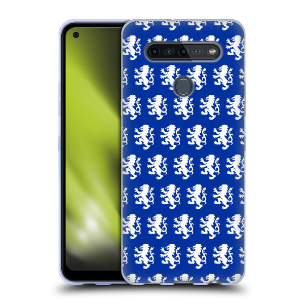 Rangers FC Crest Pattern Soft Gel Case for LG K51S