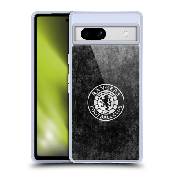 Rangers FC Crest Distressed Soft Gel Case for Google Pixel 7a