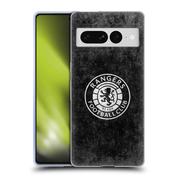Rangers FC Crest Distressed Soft Gel Case for Google Pixel 7 Pro