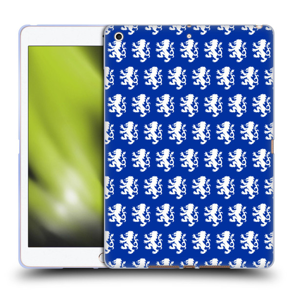Rangers FC Crest Pattern Soft Gel Case for Apple iPad 10.2 2019/2020/2021