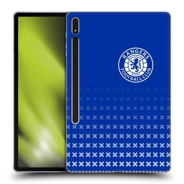 Rangers FC Crest Matchday Soft Gel Case for Samsung Galaxy Tab S8 Plus
