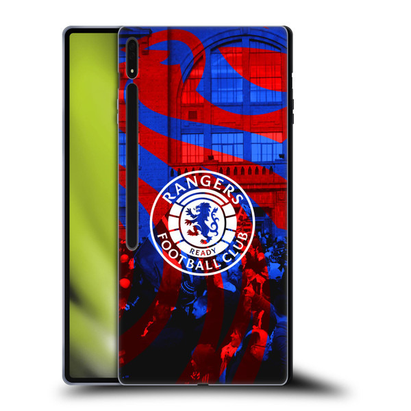 Rangers FC Crest Logo Stadium Soft Gel Case for Samsung Galaxy Tab S8 Ultra