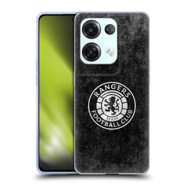 Rangers FC Crest Distressed Soft Gel Case for OPPO Reno8 Pro