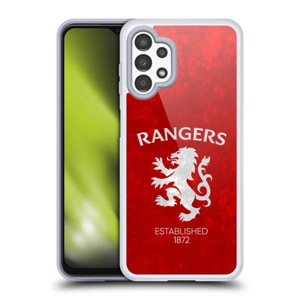 Rangers FC Crest Lion Rampant Soft Gel Case for Samsung Galaxy A13 (2022)