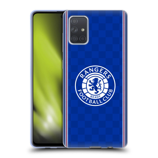 Rangers FC Crest Retro 1989 Home Kit Soft Gel Case for Samsung Galaxy A71 (2019)