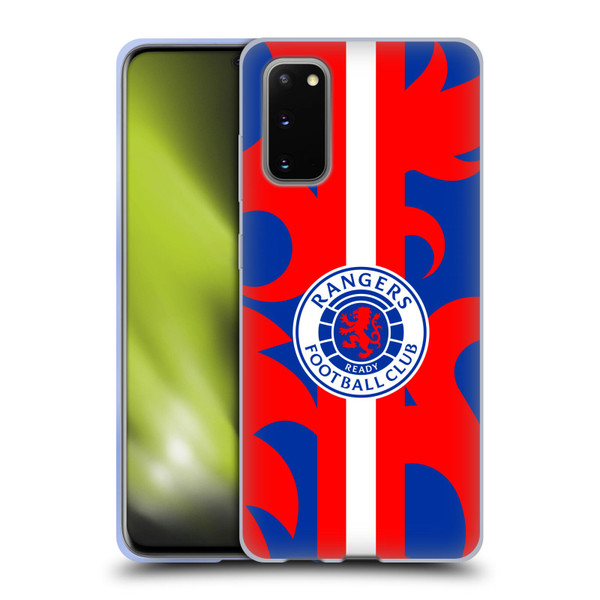 Rangers FC Crest Lion Rampant Pattern Soft Gel Case for Samsung Galaxy S20 / S20 5G