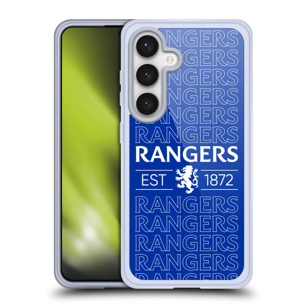 Rangers FC Crest Typography Soft Gel Case for Samsung Galaxy S24 5G