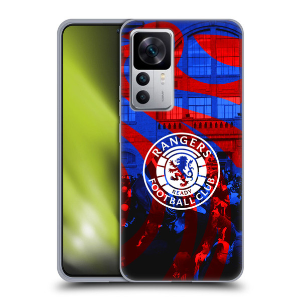 Rangers FC Crest Logo Stadium Soft Gel Case for Xiaomi 12T 5G / 12T Pro 5G / Redmi K50 Ultra 5G
