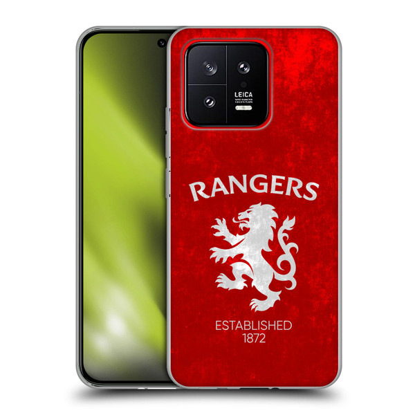 Rangers FC Crest Lion Rampant Soft Gel Case for Xiaomi 13 5G