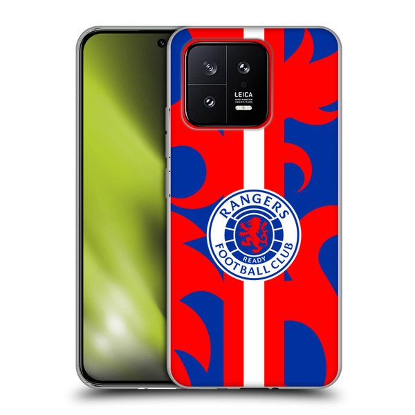 Rangers FC Crest Lion Rampant Pattern Soft Gel Case for Xiaomi 13 5G