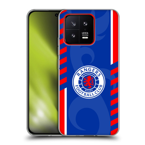 Rangers FC Crest Stripes Soft Gel Case for Xiaomi 13 5G