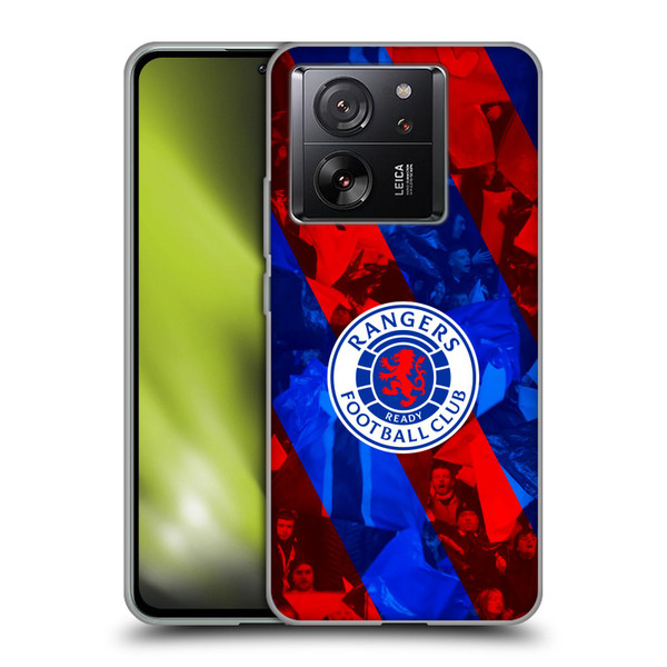 Rangers FC Crest Stadium Stripes Soft Gel Case for Xiaomi 13T 5G / 13T Pro 5G
