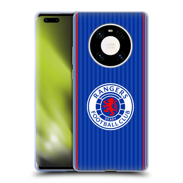 Rangers FC 2023/24 Kit Home Soft Gel Case for Huawei Mate 40 Pro 5G