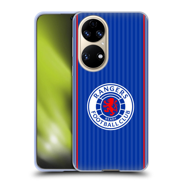 Rangers FC 2023/24 Kit Home Soft Gel Case for Huawei P50