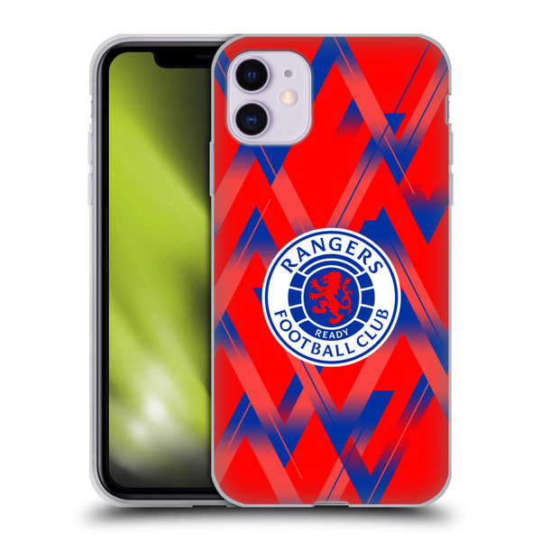 Rangers FC 2023/24 Kit Fourth Soft Gel Case for Apple iPhone 11