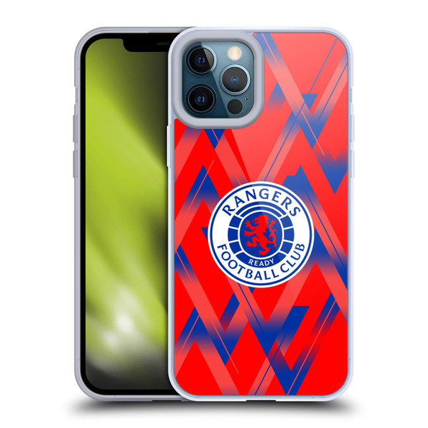 Rangers FC 2023/24 Kit Fourth Soft Gel Case for Apple iPhone 12 Pro Max