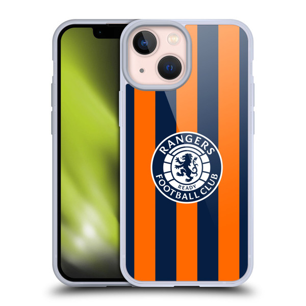 Rangers FC 2023/24 Kit Third Soft Gel Case for Apple iPhone 13 Mini