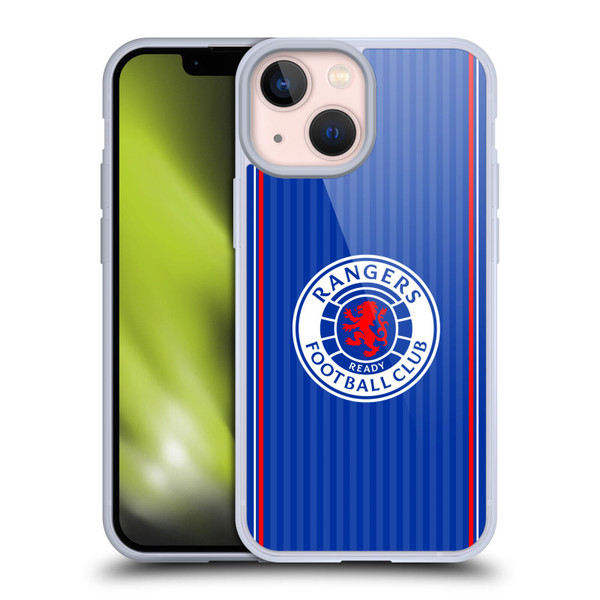 Rangers FC 2023/24 Kit Home Soft Gel Case for Apple iPhone 13 Mini