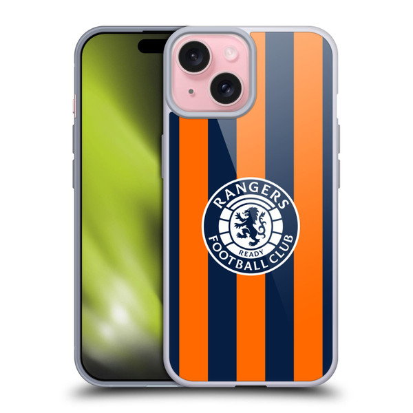 Rangers FC 2023/24 Kit Third Soft Gel Case for Apple iPhone 15
