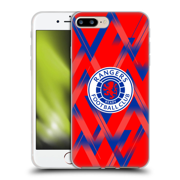 Rangers FC 2023/24 Kit Fourth Soft Gel Case for Apple iPhone 7 Plus / iPhone 8 Plus