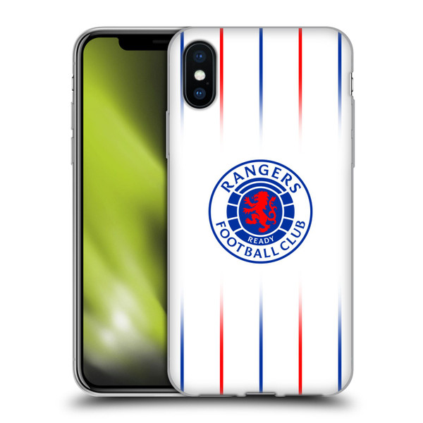 Rangers FC 2023/24 Kit Away Soft Gel Case for Apple iPhone X / iPhone XS