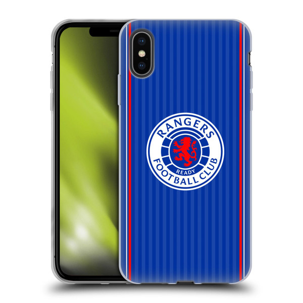 Rangers FC 2023/24 Kit Home Soft Gel Case for Apple iPhone XS Max